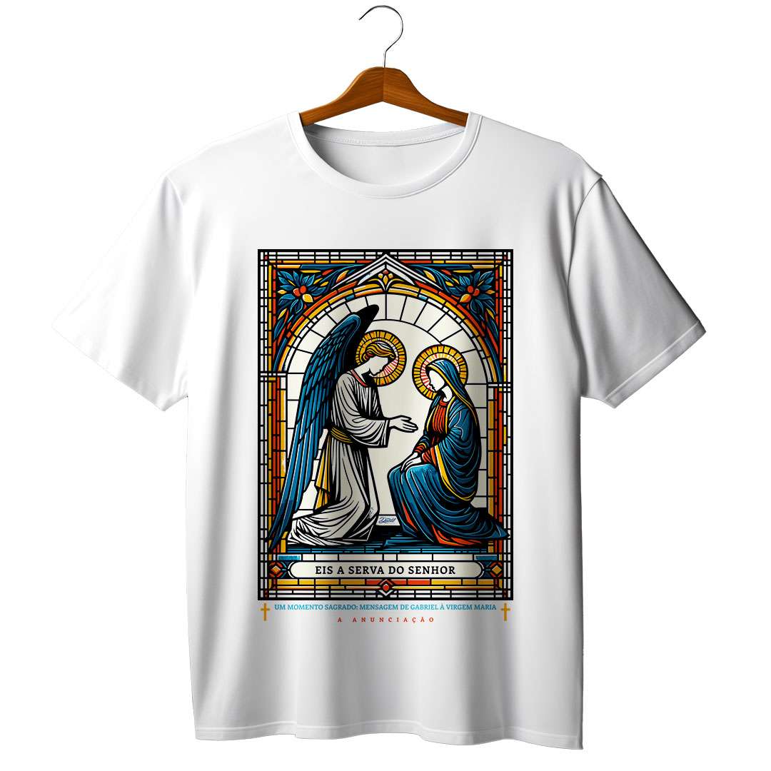 Camiseta Vitral A Anunciação